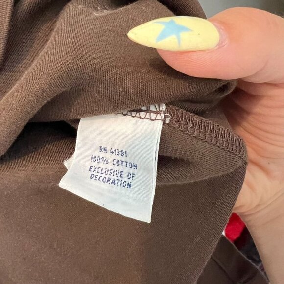 Polo Ralph Lauren Cotton Brown Polo Short Sleeve Shirt Size Large - Picture 6 of 6